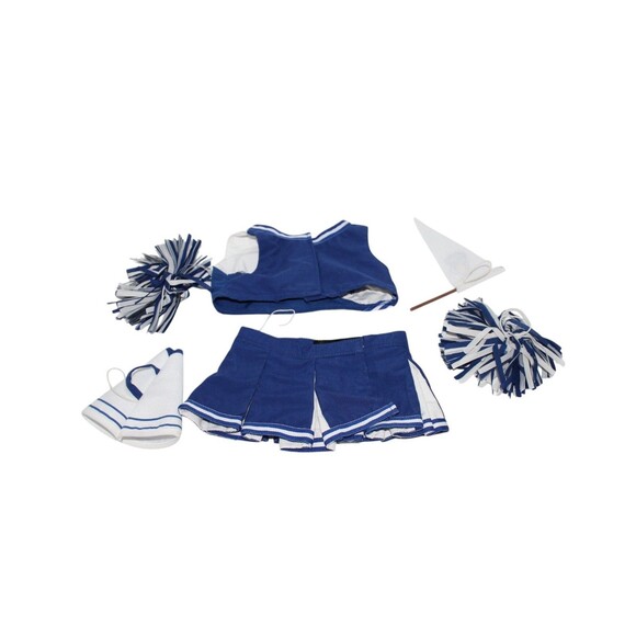 Build a Bear Workshop Vintage Cheerleader Outfit With Accessories - Picture 4 of 4